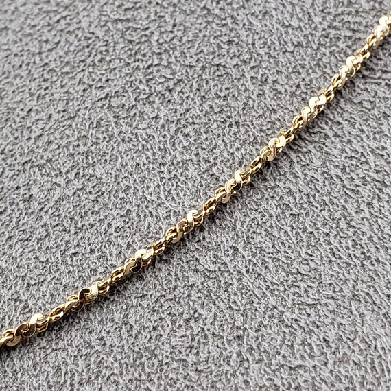 14k Chains, Vintage 14k Yellow Gold Chains, Vinta… - image 6