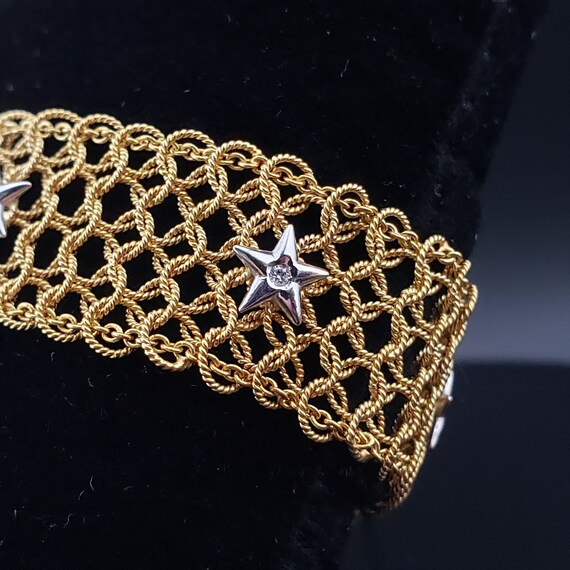 Vintage Bracelets, Vintage 18k Diamond Bracelets,… - image 5