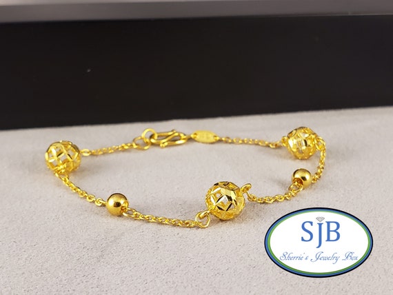 21k 2024 gold anklet