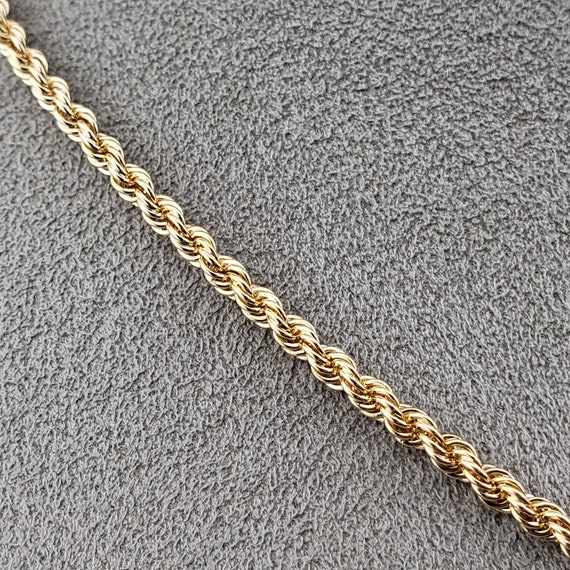 Gold Chains, Vintage 14k Rope Chains, Vintage 14k… - image 4