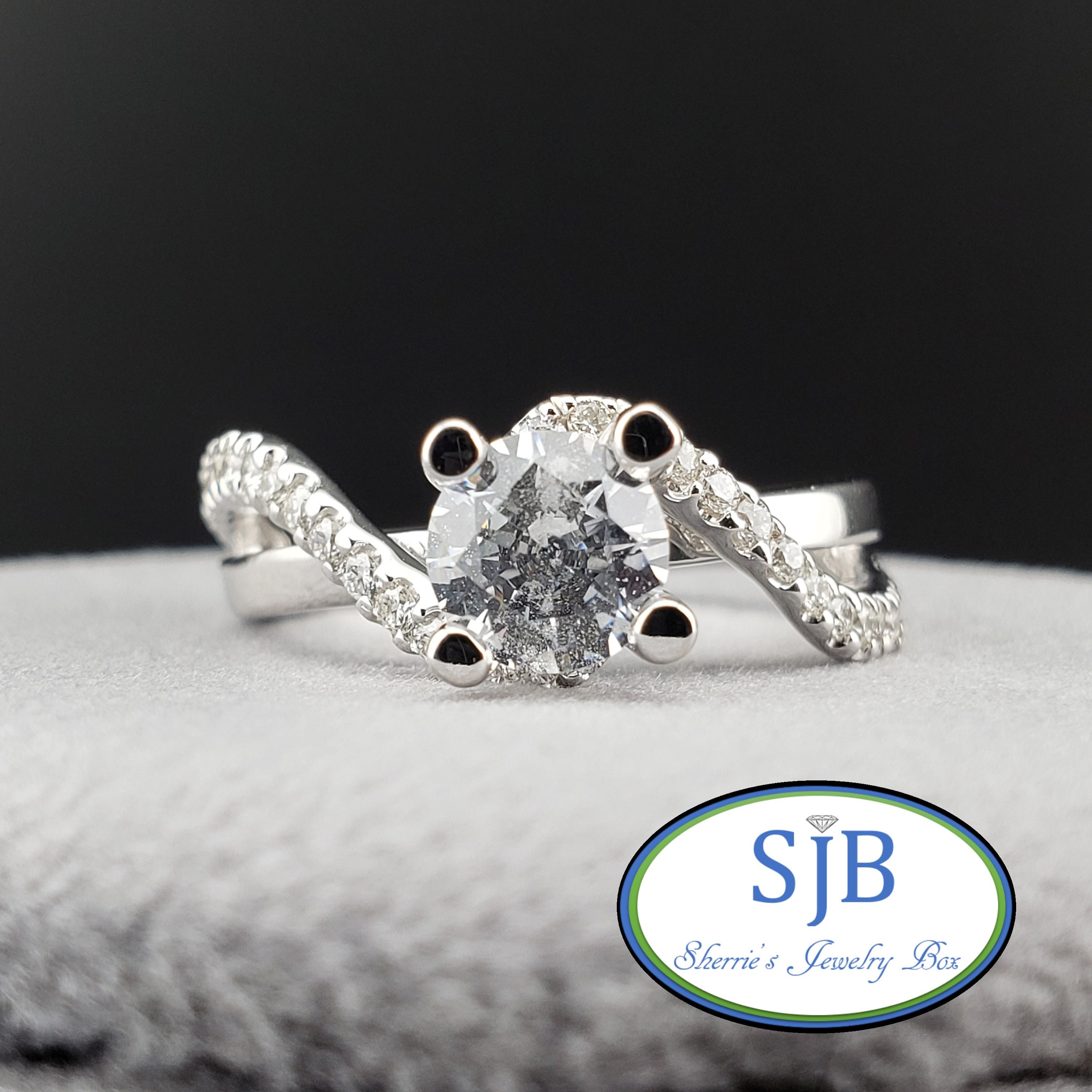 white gold diamond dress rings Diamond Ring - 9ct White Gold Diamond Dress Ring
