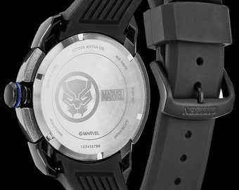 Marvel Watch, Disney Black Panther Watch, Black Stainless Steel