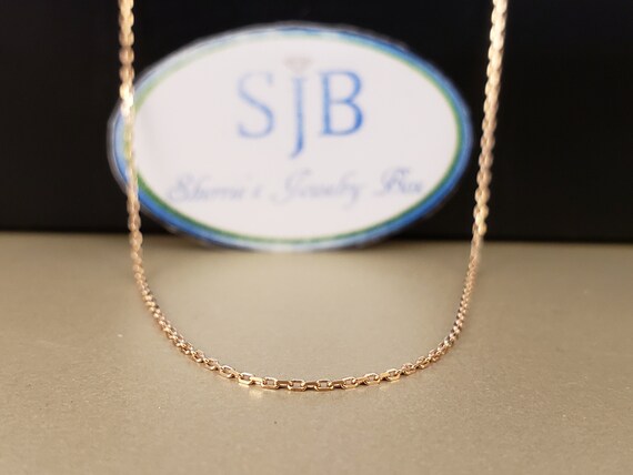 Chains, 14k Gold Chains, 14k Rose Gold Chains, Dia