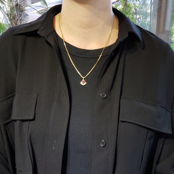 Ruby Pendants, Vintage Ruby & Diamond Pendants, V… - image 9