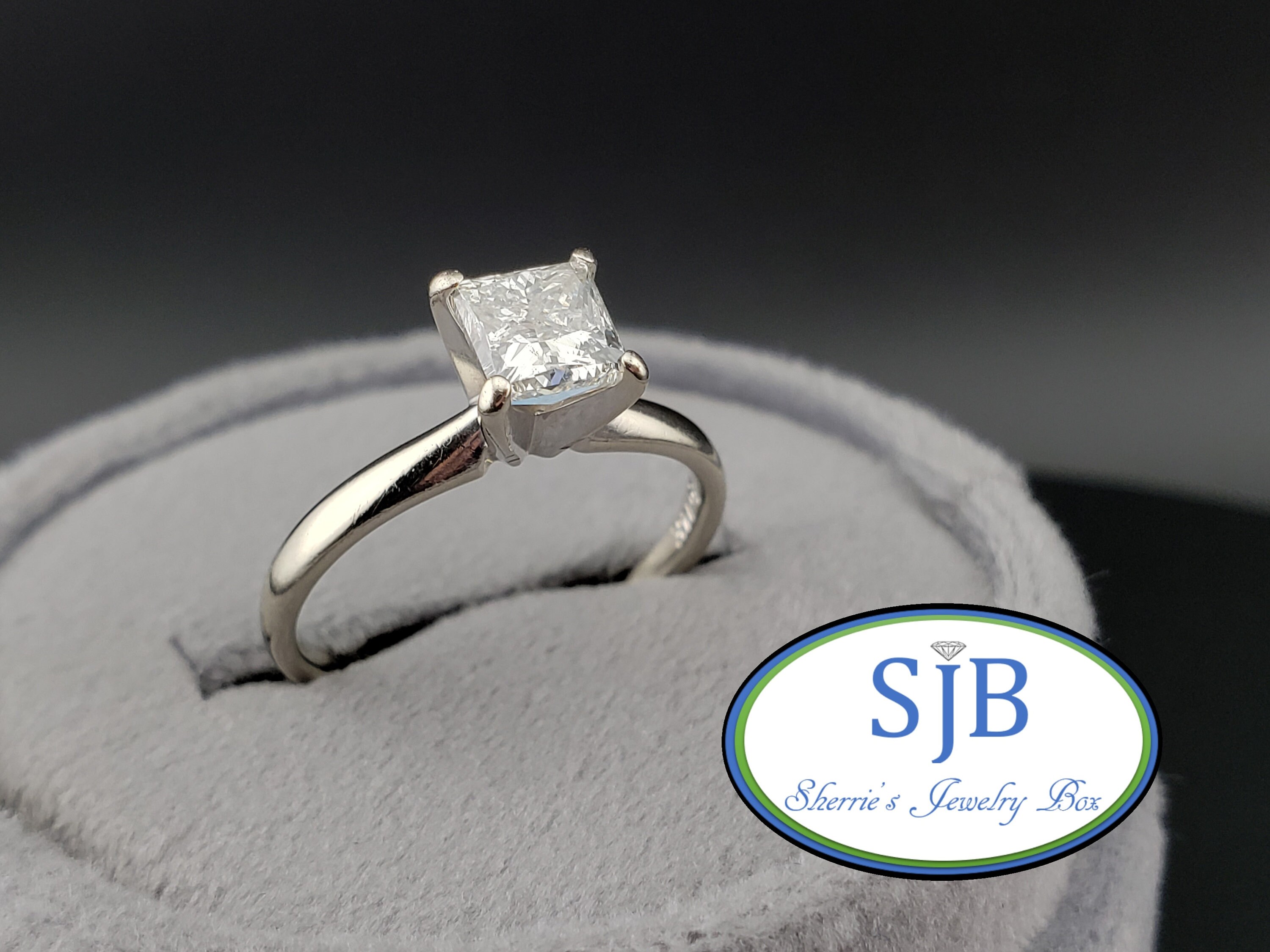 Engagement Rings, Vintage Diamond Solitaire Ring, Vintage 14k