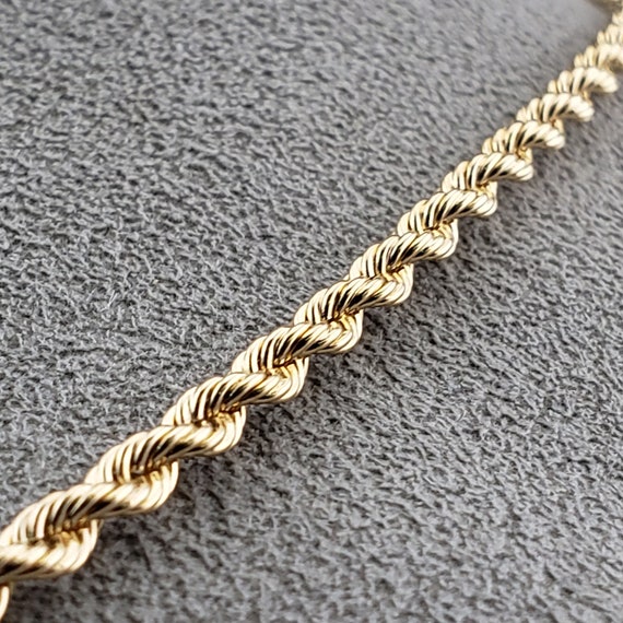 Gold Chains, Vintage 14k Rope Chains, Vintage 14k… - image 6