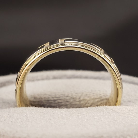 Gold Bands, Vintage 14k Yellow & White Gold Bands… - image 4