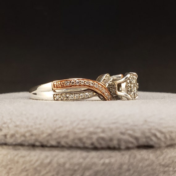 Engagement Rings, Vintage Diamond Ring, 10k Rose … - image 6