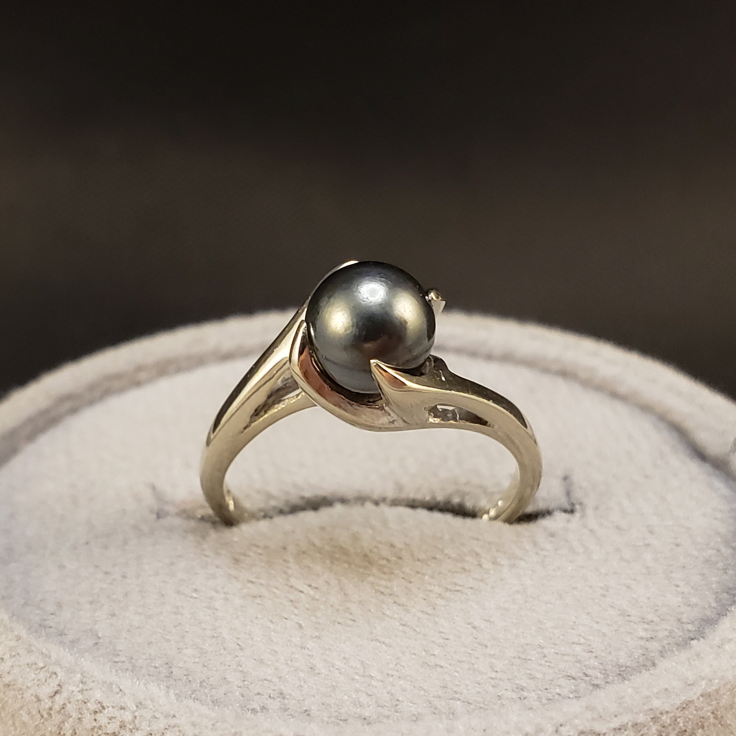 Black pearl rings for sale deals