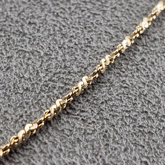 14k Chains, Vintage 14k Yellow Gold Chains, Vinta… - image 7