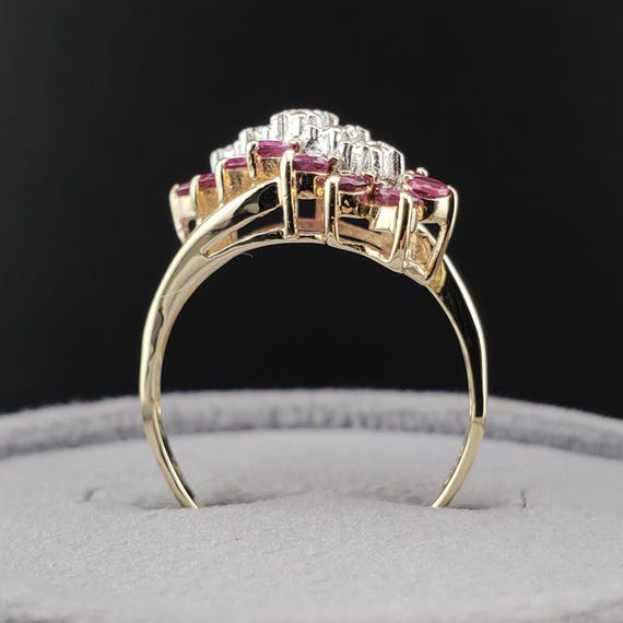 Vintage Ruby Rings, Ruby & Diamond Ring, Vintage … - image 4