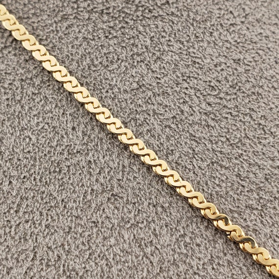 14k Chains, Vintage 14k Yellow Gold Chains, Vinta… - image 4