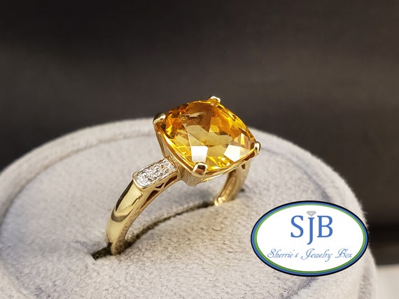 Citrine statement hotsell rings