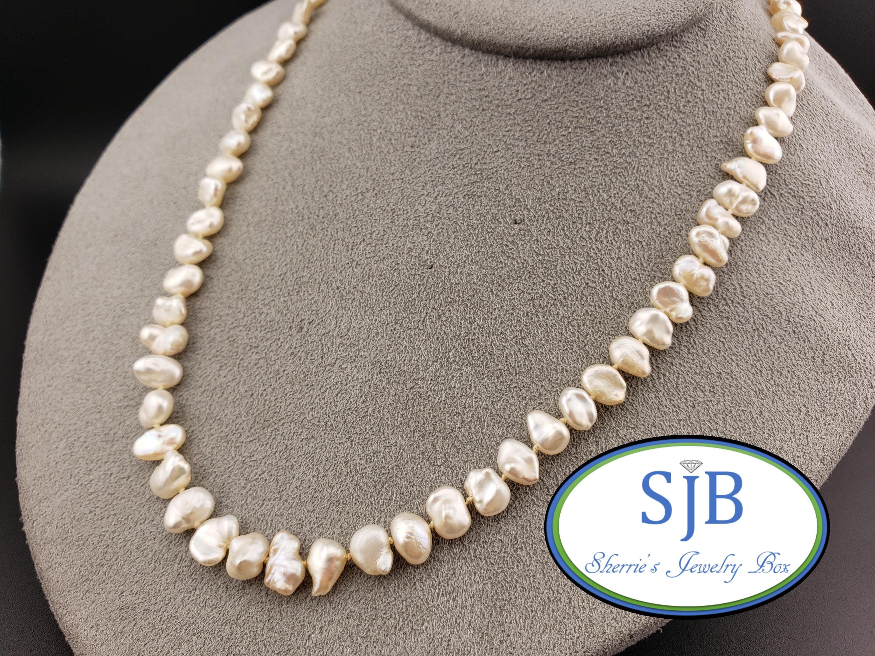 【2plan】24SS★ [MADE] Pearl Twisted Necklace Pearl Twist Necklace – Love Stylize