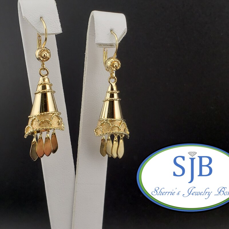 14K GOLD EARRINGS 1.12G / GOLD