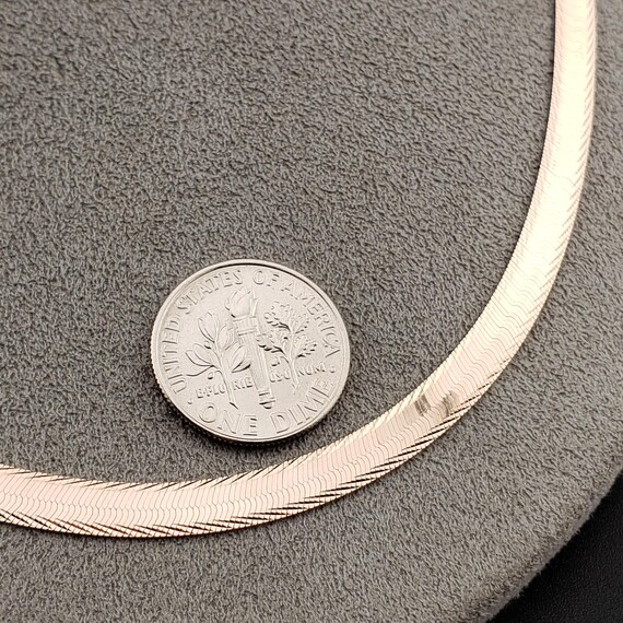 Vintage Chains, Vintage 14k Rose Gold 4.6mm Diamo… - image 5