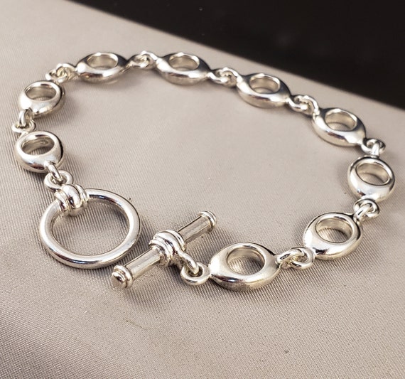 Silver Bracelets, Vintage Silver Bracelets, Chunk… - image 4