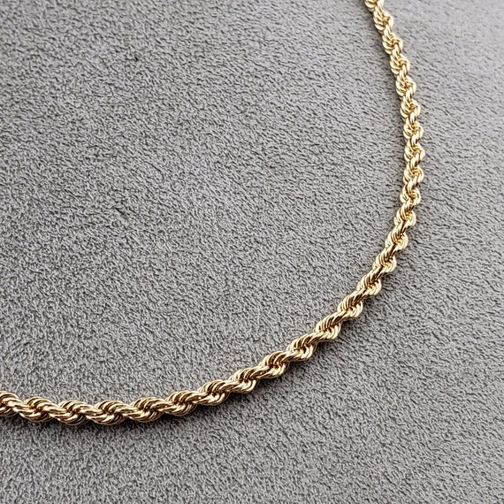 Gold Chains, Vintage 14k Rope Chains, Vintage 14k… - image 5