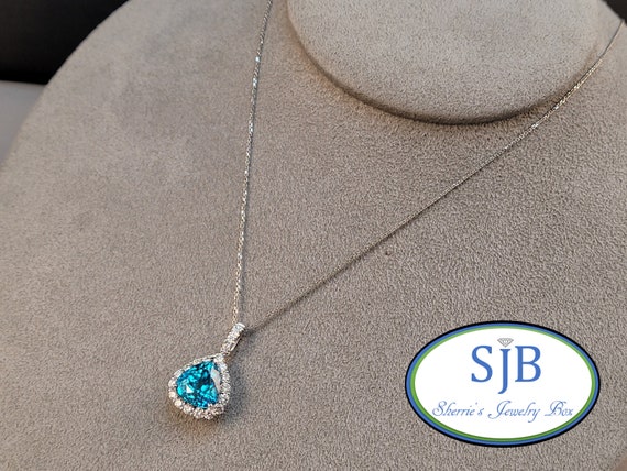 Diamday Collana Donna Dainty in oro/argento con zirconi cubici per donne, collana con pendente solitario in piccoli diamanti CZ, catena in acciaio inossidabile