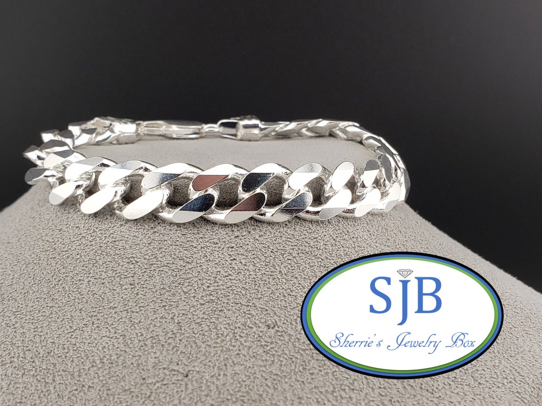 Bracelets, Mens Sterling Silver Bracelets, Mens Heavy Link Bracelets, 925 Sterling Silver Curb Chain Bracelet, Stackable 8 Bracelets, B361 - Etsy Bracelets, Mens Sterling Silver Bracelets, Mens Heavy Link Bracelets, 925 Sterling Silver Curb Chain Bracelet, Stackable 8 Bracelets, B361 - Etsy