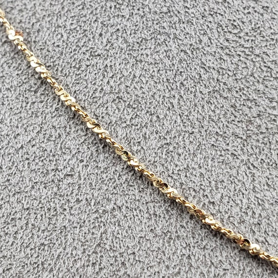 14k Chains, Vintage 14k Yellow Gold Chains, Vinta… - image 4