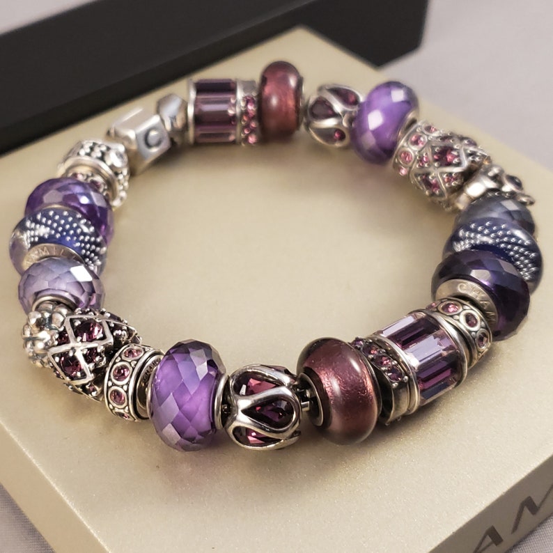 Ciondolo mamma, ciondolo maternità, ciondolo per bracciale in argento 925, ciondolo per neomamma e neonato, ciondoli con perline per mamma e bambino, compatibili con gioielli Chamilia e Pandora. immagine 9
