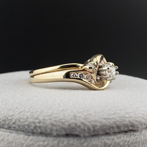 Engagement Ring Sets, Vintage Diamond Wedding Set… - image 7