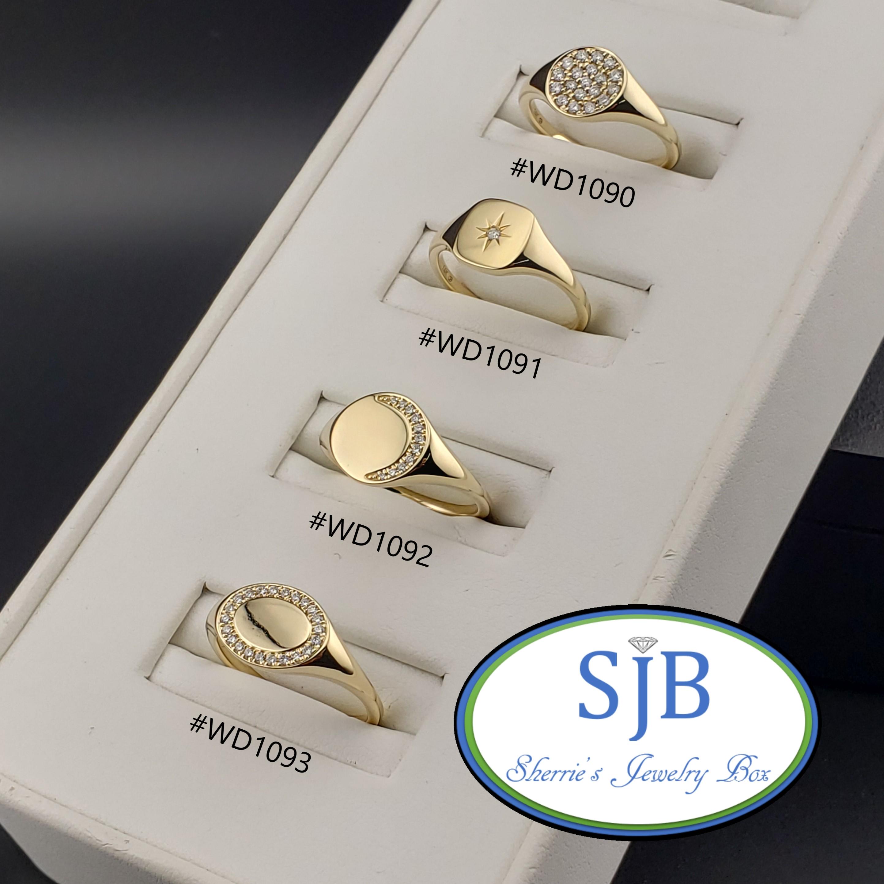 Diamond Rings, Diamond Signet Rings, 14k Yellow Gold Oval Diamond Halo ...