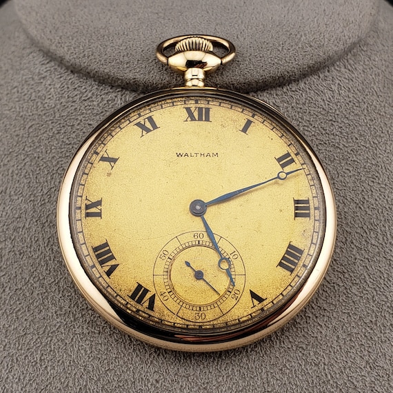 Vintage Pocket Watch, Waltham Pocket Watch, Solid… - image 2