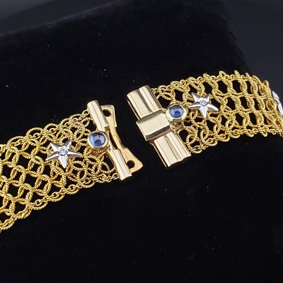 Vintage Bracelets, Vintage 18k Diamond Bracelets,… - image 6