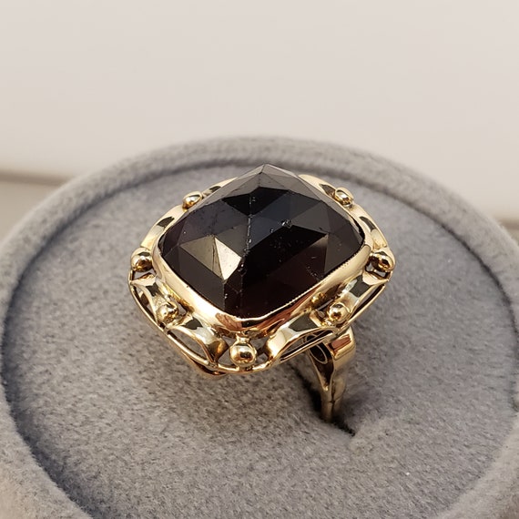 Garnet Rings, 14k Garnet  Rings, 14k Yellow Gold … - image 3