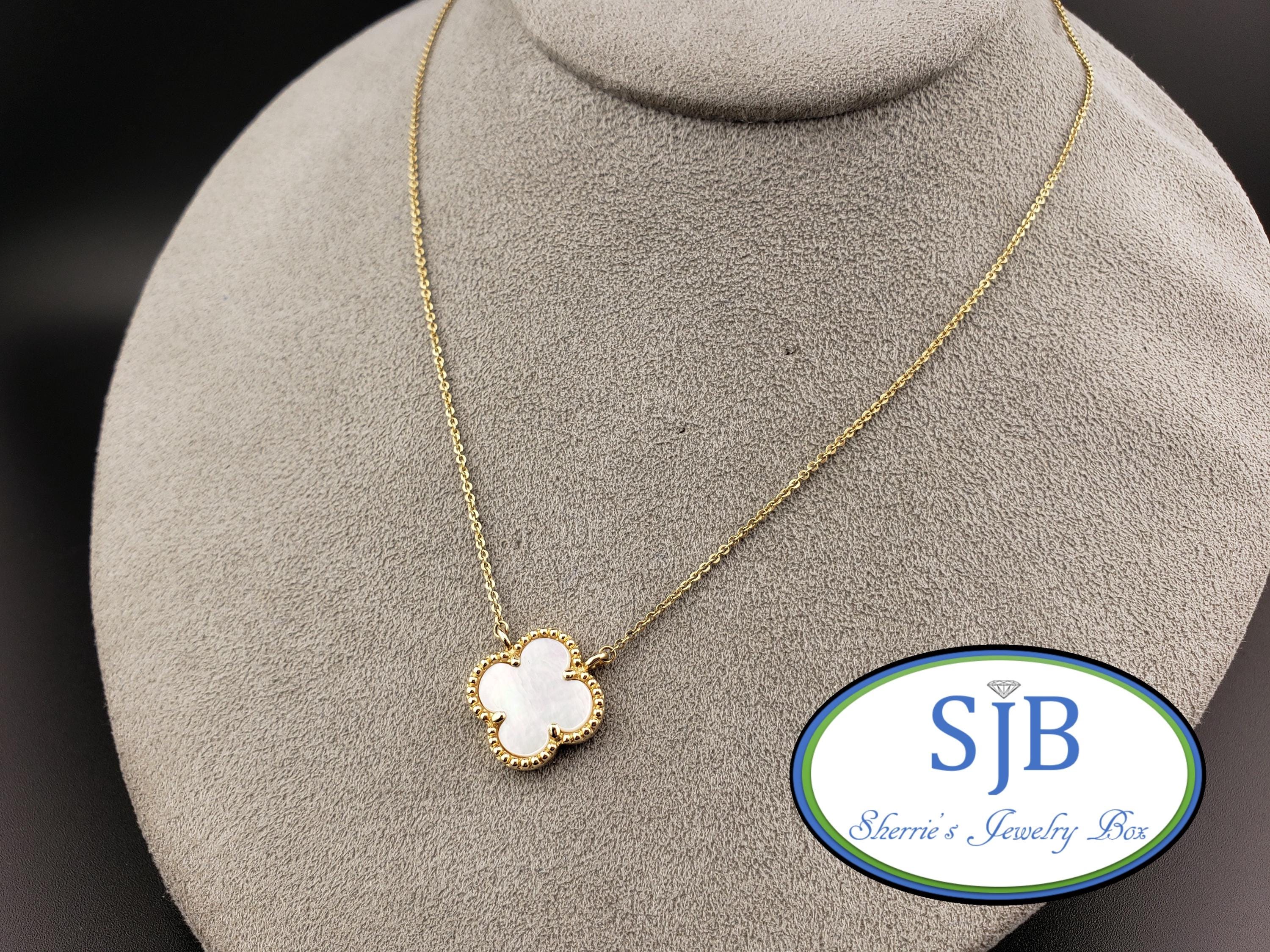 Van Cleef Vintage Alhambra Necklace - Etsy Hong Kong
