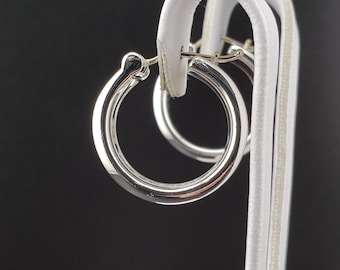 Vintage Tiffany & Co Hoops, Vintage 925 Sterling Silver 1837