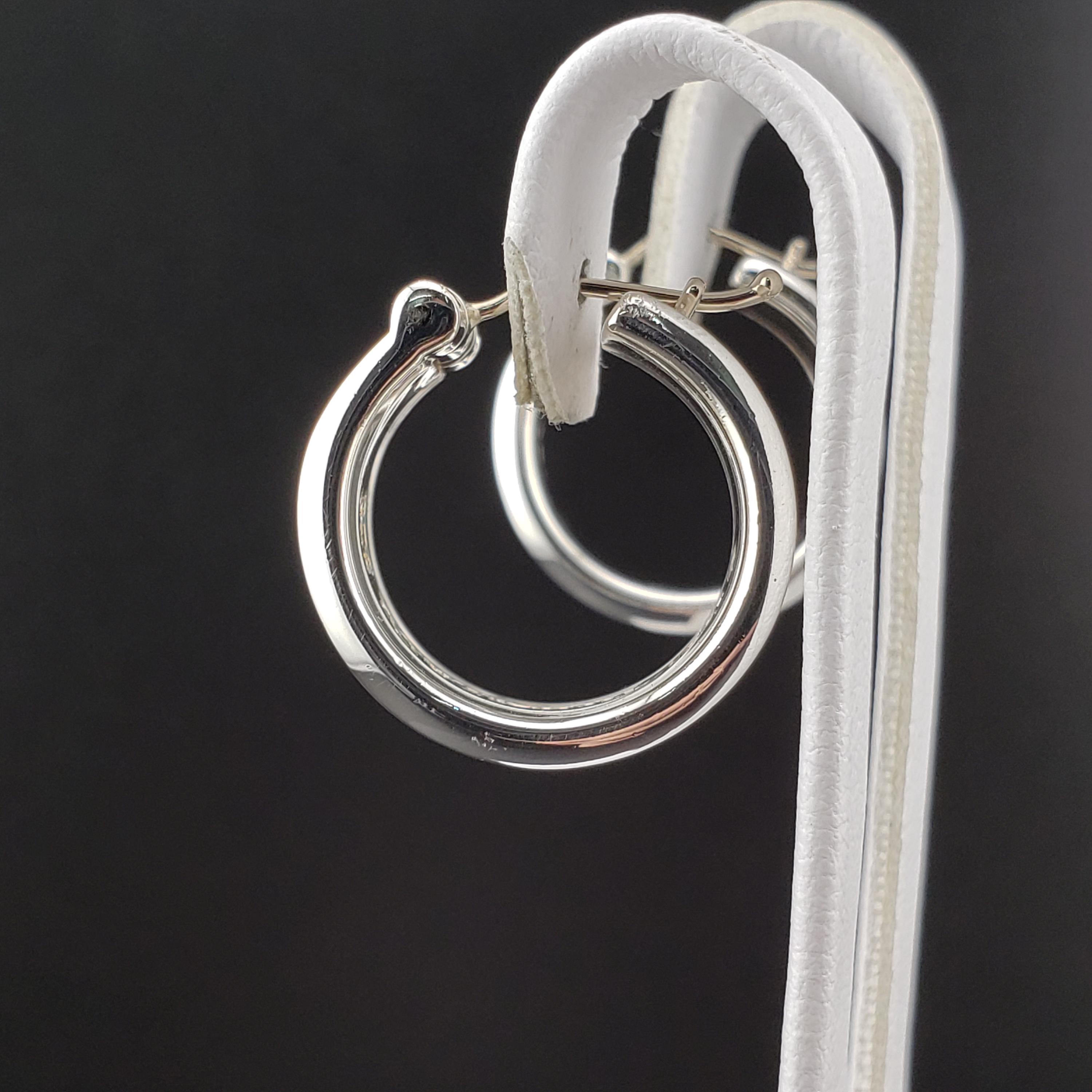 Vintage Tiffany & Co Hoops, Vintage 925 Sterling Silver 1837