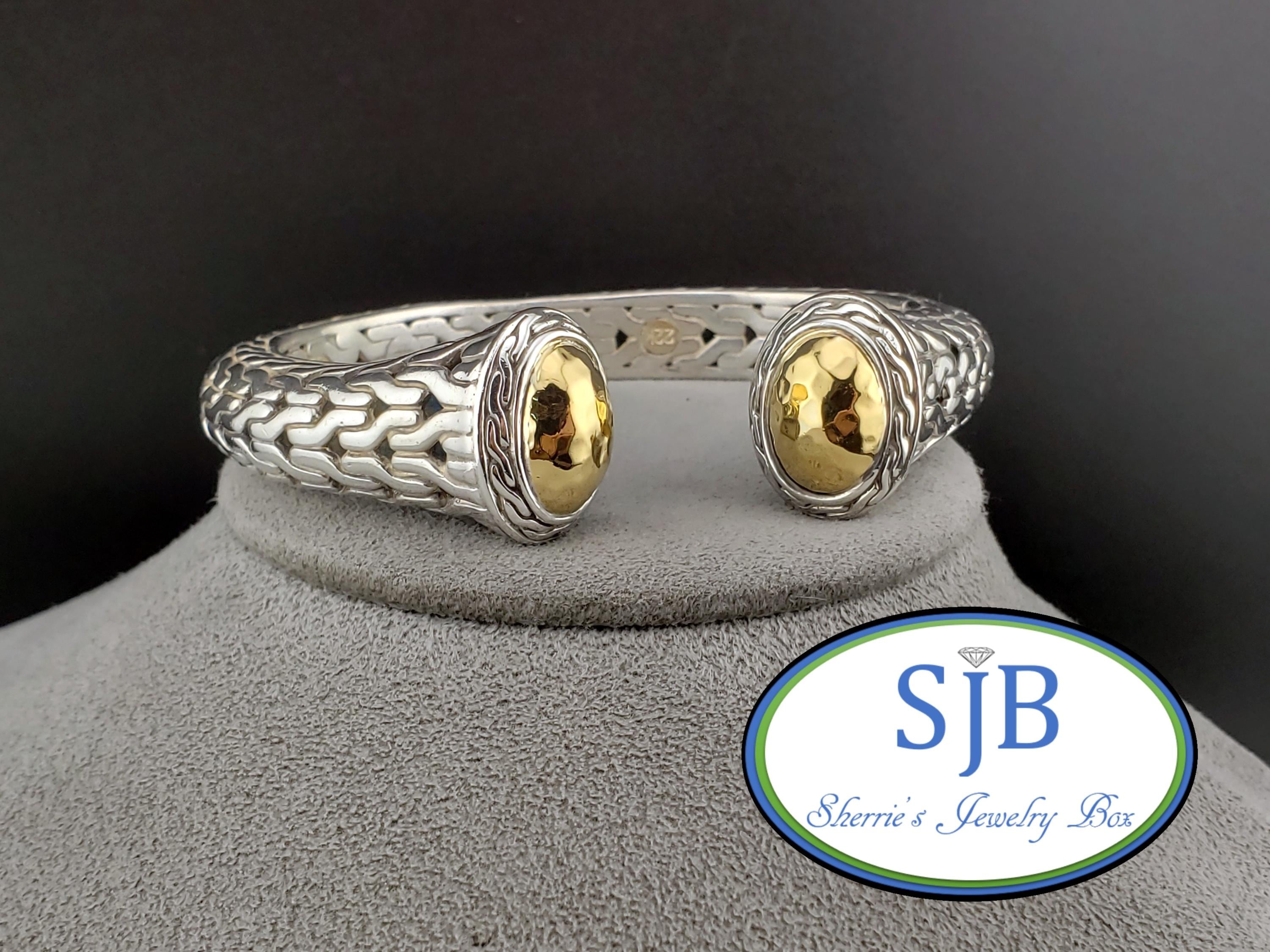 Vintage Designer Bracelet, Vintage John Hardy 925 Sterling Silver