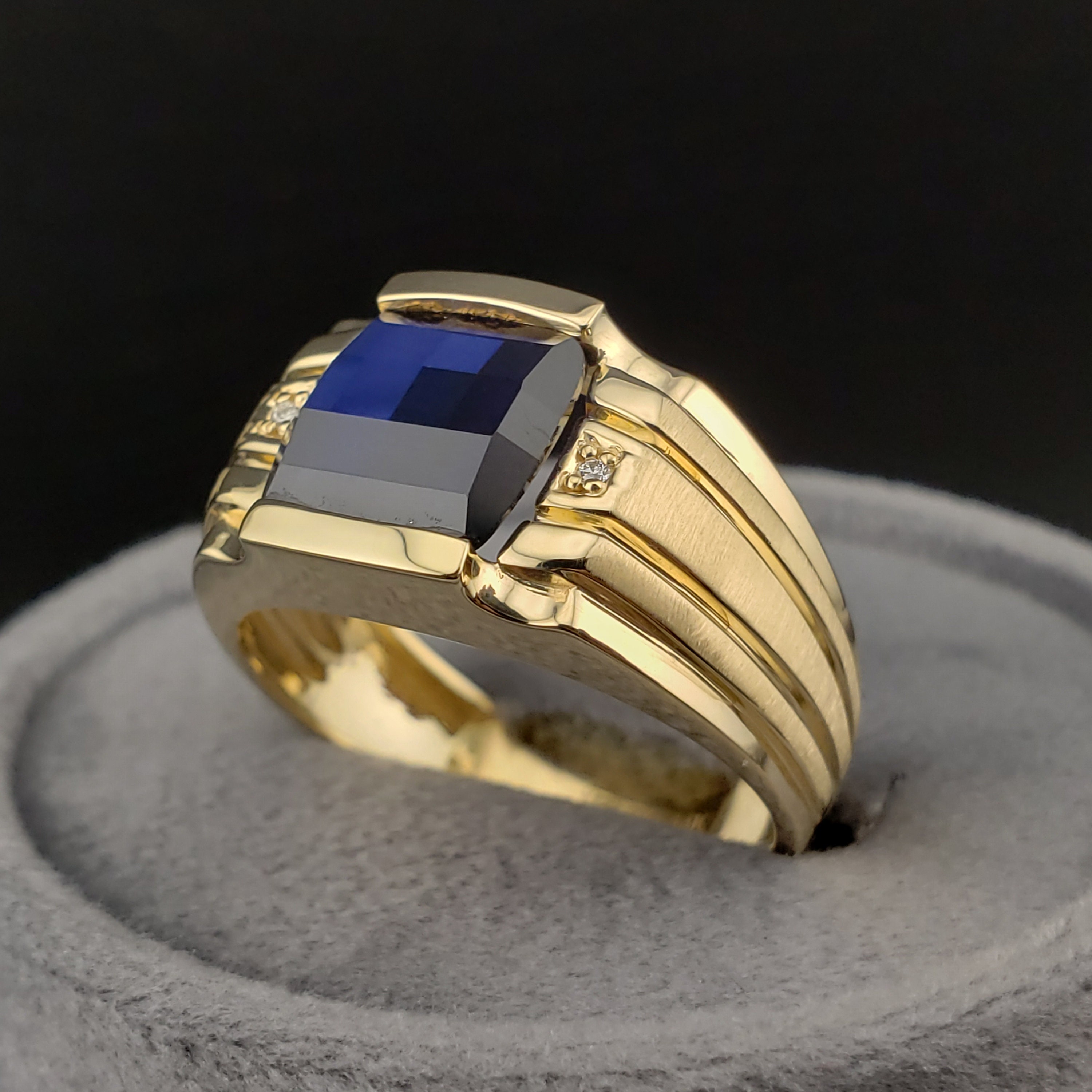 サファイア ダイヤモンドリング SA1.09ct D 0.09ct SA 0.04ct Pt900