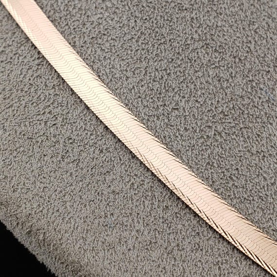 Vintage Chains, Vintage 14k Rose Gold 4.6mm Diamo… - image 4