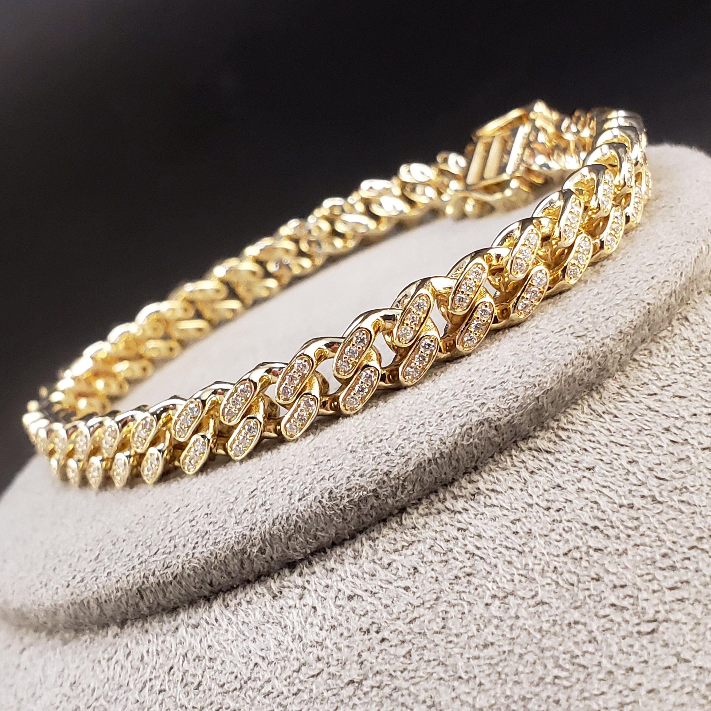ダイヤモンドブレスレット、14Kダイヤモンドブレスレット、14K