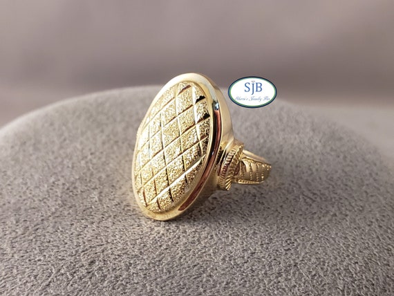 Gold Rings, Vintage Rings, 14k Yellow Gold Rings,
