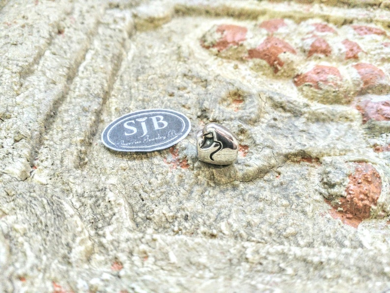 Pu&ograve; includere: Ciondolo in argento a forma di cuore con un cuore pi&ugrave; piccolo all'interno. Il ciondolo &egrave; su una superficie strutturata con un piccolo adesivo ovale che dice "SJB, Sierra Jewelry Box".