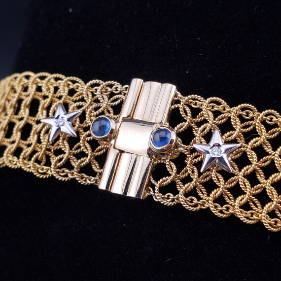 Vintage Bracelets, Vintage 18k Diamond Bracelets,… - image 4