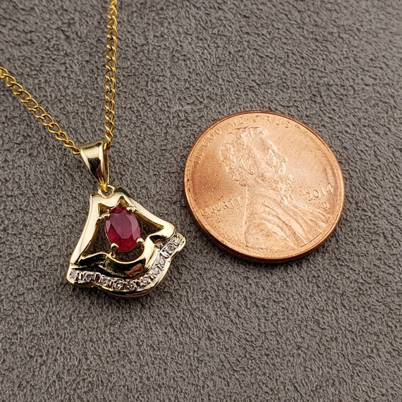 Ruby Pendants, Vintage Ruby & Diamond Pendants, V… - image 6