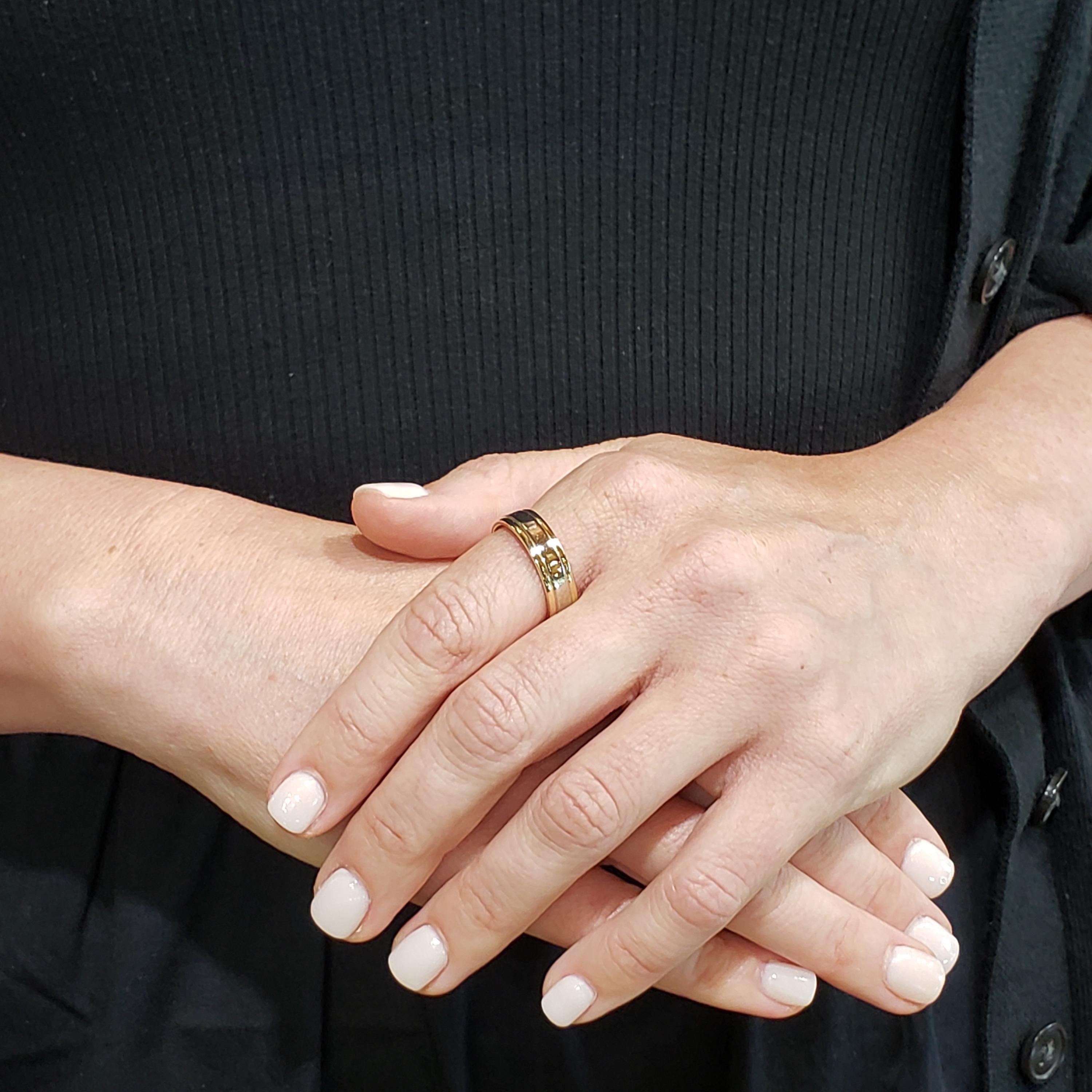 Whoiy Fede nuziale in oro bianco 14 K, larghezza 0,2 carati di Whoiy Fede nuziale in oro bianco 14 K, larghezza 0,2 carati di