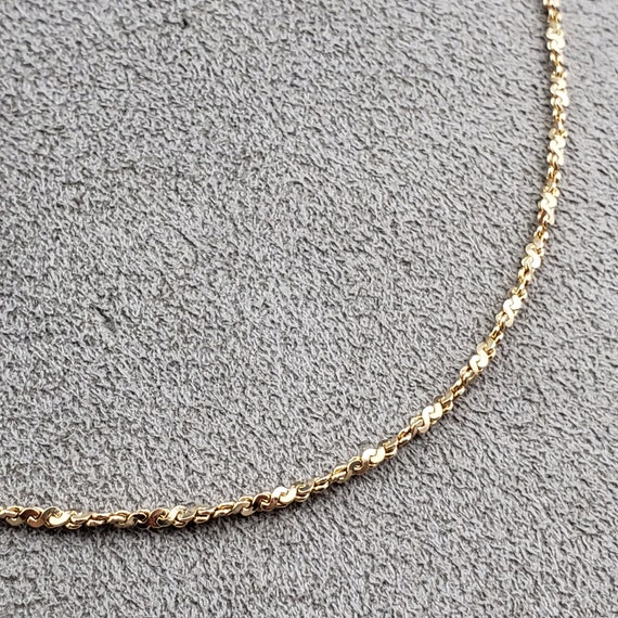14k Chains, Vintage 14k Yellow Gold Chains, Vinta… - image 5
