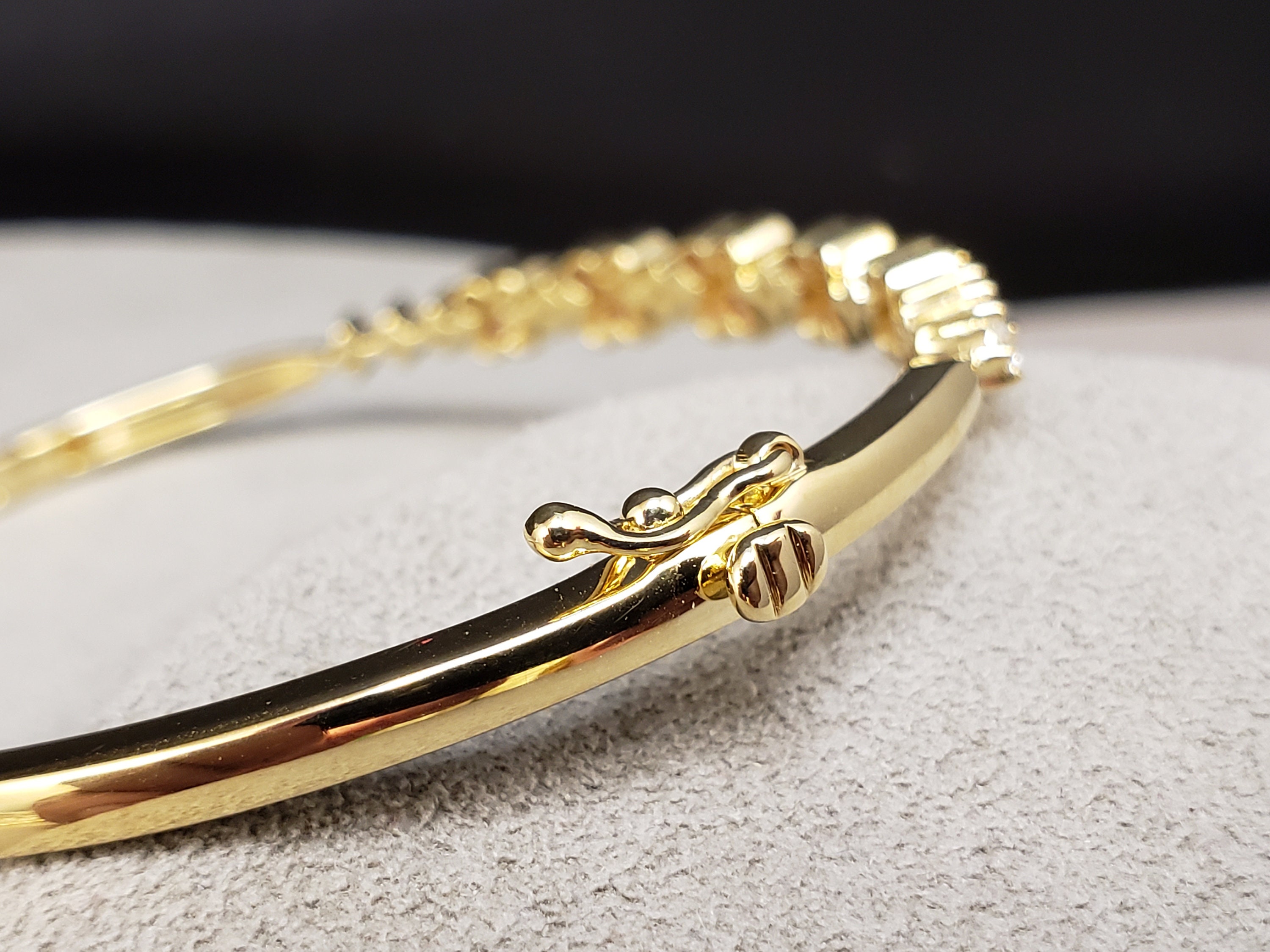 Ruby Bracelets, 14k Ruby & Diamond Bangle Bracelet, 14k Ruby Bracelets, 14k Ruby & Diamond Bangle Bracelet, 14k