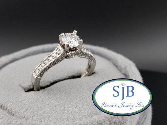 Anelli di fidanzamento, set di fidanzamento vintage, anello di