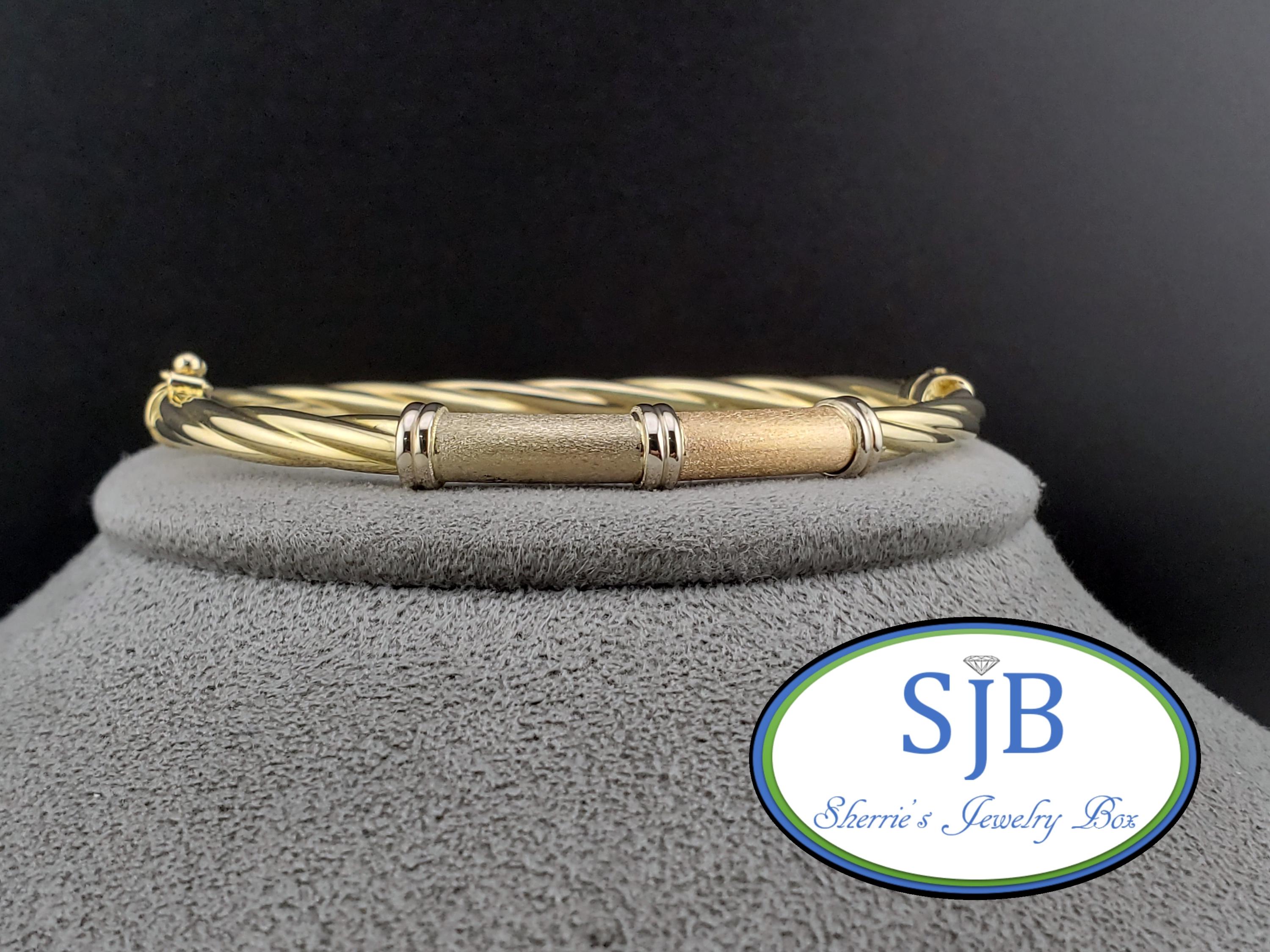 ヴィンテージブレスレット、ヴィンテージ 18K イエローゴールド 