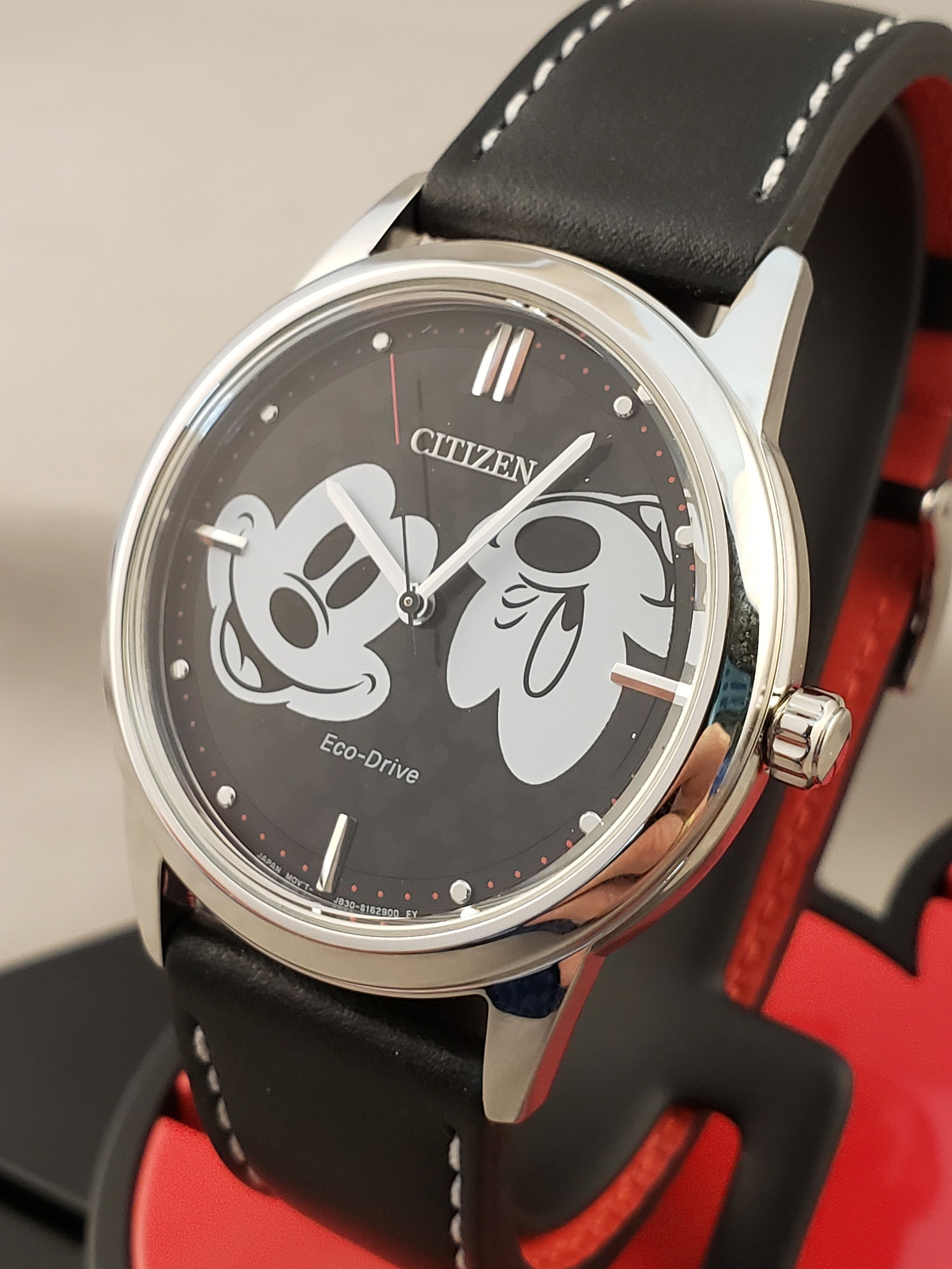 Mickey Mouse Watch relojes Disney Citizen caja de acero | Etsy