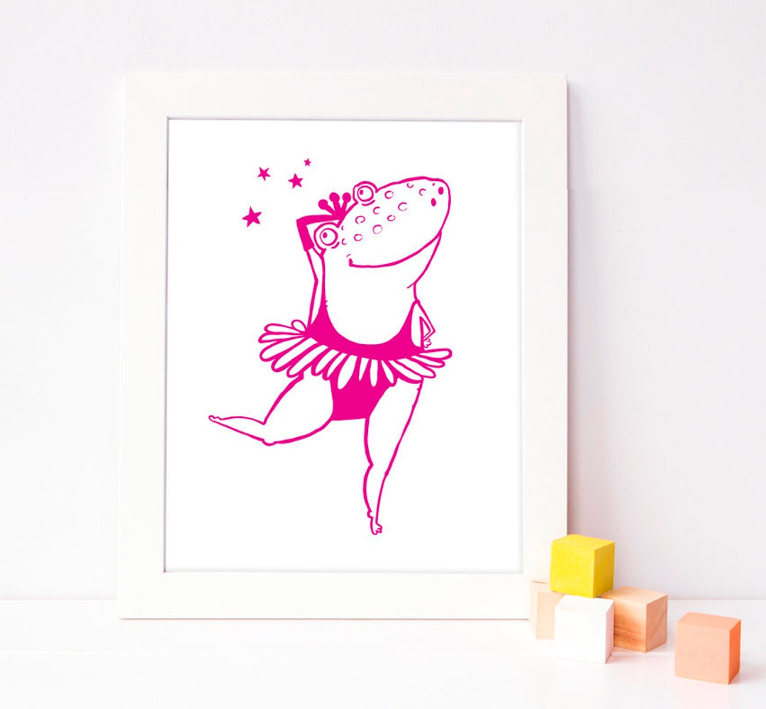 Baby Girl Nursery Art Toddler Girl Wall Art Pink Digital Etsy