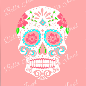 Sugar Skull SVG, sugar skull, svg, skull svg, svg files for cricut